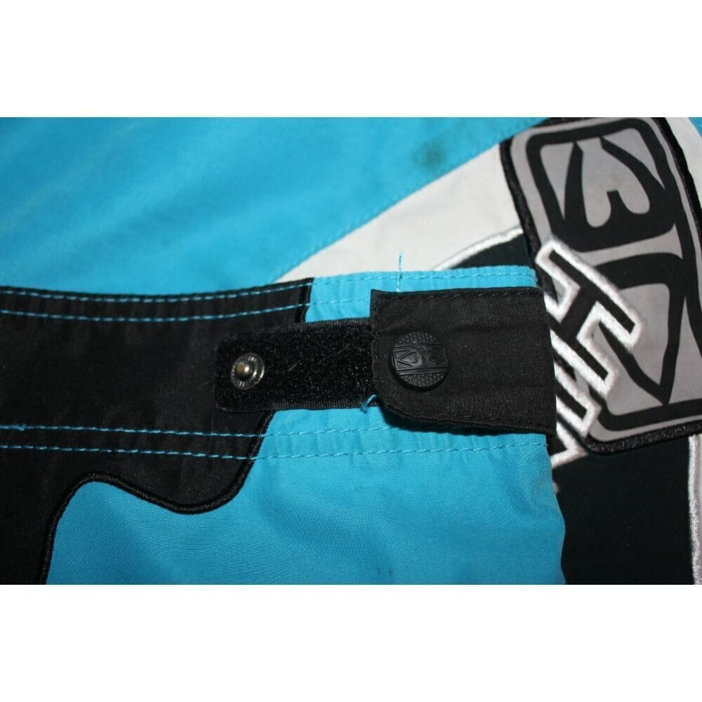 Mens 2XB Swim Board Shorts Big and Tall Blue Riders Series Ocean and Earth Beach - Picture 5 of 8